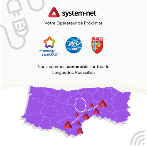 System-Net affirme sa présence sur le réseau du Gard, Montpellier Métropole et Bézier Agglomération